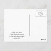 Carte Postale Coupez votre monde (Dos)