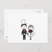 CARTE POSTALE COUPLE (Devant / Derrière)