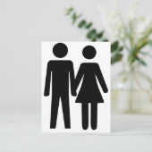 Carte Postale Couple (Debout devant)