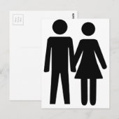 Carte Postale Couple (Devant / Derrière)