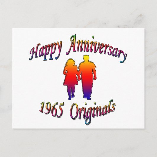 Carte Postale Couple 1965 (Devant)