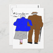 Carte Postale COUPLE 3 IL N'Y A PAS D AGE POUR S AIMER.png (Devant / Derrière)