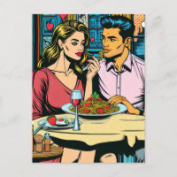 Couple à la première date | Dîner Spaghettis