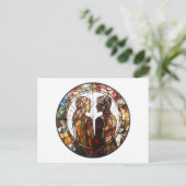 Carte Postale Couple amoureux (Debout devant)