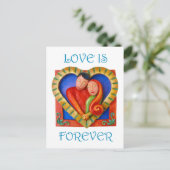 Carte Postale Couple amoureux (Debout devant)