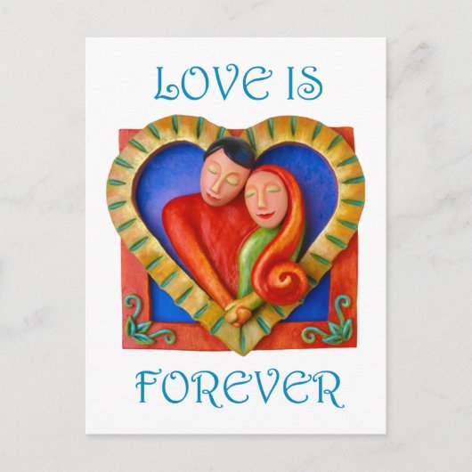 Carte Postale Couple amoureux (Devant)