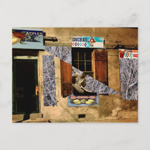 Carte Postale Couple Au Magasin De Céréales