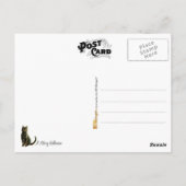 Carte Postale Couple citrouille en amour (Dos)