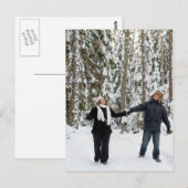 Carte Postale Couple dans la forêt (Devant / Derrière)