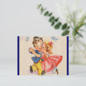 Carte Postale Couple dansant (Debout devant)
