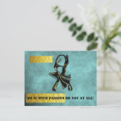 Carte Postale Couple dansant la nuit (Debout devant)