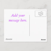 Carte Postale Couple de baiser (Dos)