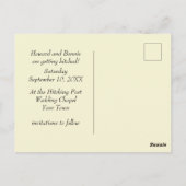 Carte Postale Couple de caricature Vintage (Dos)