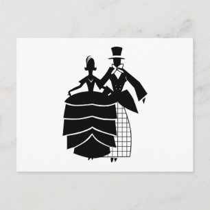 Carte Postale Couple de mariage en phase VI