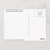 Carte Postale Couple de Pionniers (Dos)