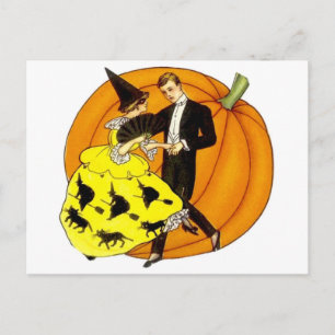 Carte Postale Couple d'Halloween