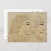 Carte Postale couple égyptien (Devant / Derrière)