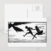 Carte Postale Couple en cours (Devant / Derrière)