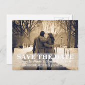 Carte postale - Couple Enregistrer la date (Devant / Derrière)