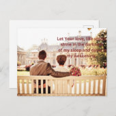 carte postale couple love (Devant / Derrière)