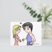 Carte Postale Couple Matched (Debout devant)