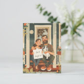 Carte Postale Couple moyen (Debout devant)