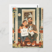 Carte Postale Couple moyen (Devant / Derrière)