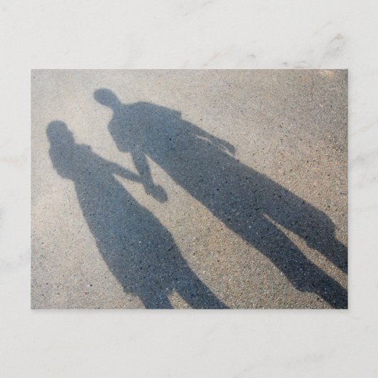 Carte postale Couple Ombre (Devant)