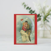 Carte Postale Couple Over the Moon Valentine Postcard (Debout devant)