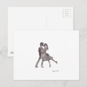 Carte Postale couple Romance (Devant / Derrière)