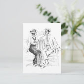 Carte Postale Couple romantique (Debout devant)