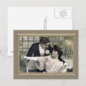 Carte Postale Couple romantique - dansons-nous (Devant / Derrière)