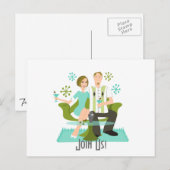 Carte Postale Couple Snazzy (Devant / Derrière)
