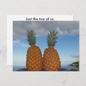 Carte Postale Couple tropical (Devant / Derrière)