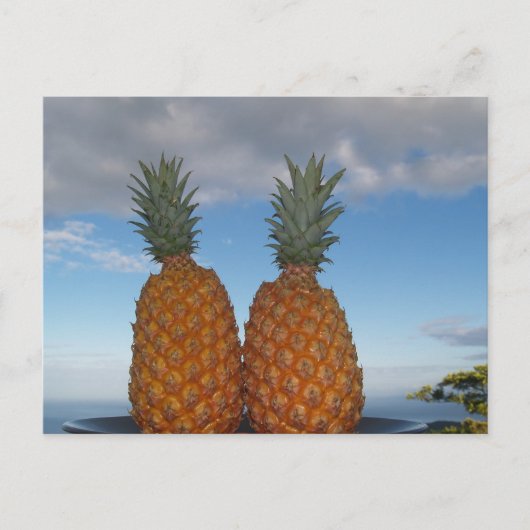 Carte Postale Couple tropical (Devant)