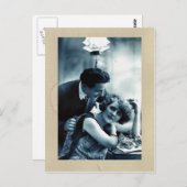 Carte postale Couple vintage (Devant / Derrière)