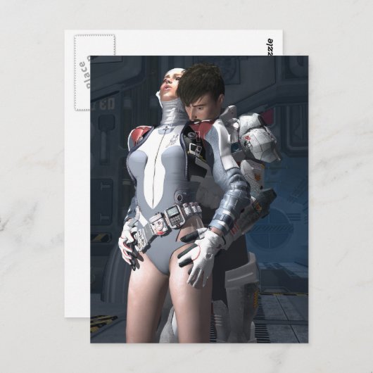 Carte Postale couples d'espaces (Devant / Derrière)