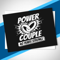 Couples du 40e Anniversaire Mariés 40 Ans Forts