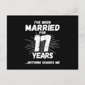 Carte Postale Couples Mariés 17 Ans Humour 17e Anniversaire de M (Devant)