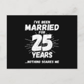 Carte Postale Couples Mariés 25 Ans Humour 25e Anniversaire de M (Devant)