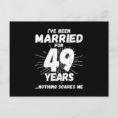 Carte Postale Couples Mariés 49 Ans Drôle 49e Anniversaire de Ma (Devant)