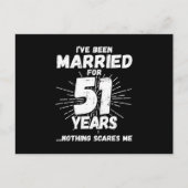Carte Postale Couples Mariés 51 Ans Drôle 51e Anniversaire (Devant)