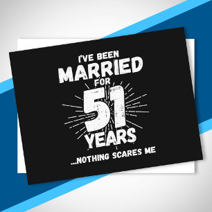 Carte Postale Couples Mariés 51 Ans Drôle 51e Anniversaire