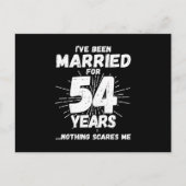 Carte Postale Couples Mariés 54 Ans Drôle 54e Anniversaire (Devant)