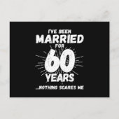 Carte Postale Couples mariés 60 ans drôle 60e anniversaire (Devant)