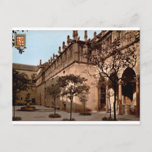 Carte Postale Cour de Barcelone Pati dels Tarongers Vintage