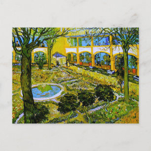 Carte Postale Cour de l'Hôpital d'Arles Van Gogh Art