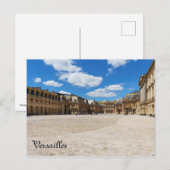 Carte Postale Cour d'entrée du château de Versailles - France (Devant / Derrière)