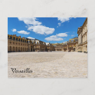 Carte Postale Cour d'entrée du château de Versailles - France