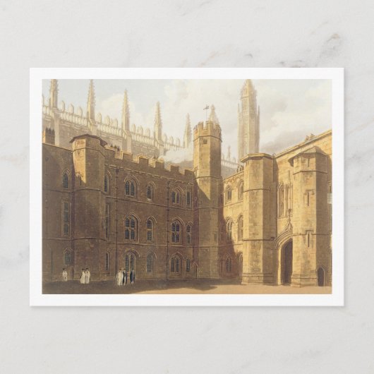 Carte Postale Cour du King's College, Cambridge, de "The Hist (Devant)